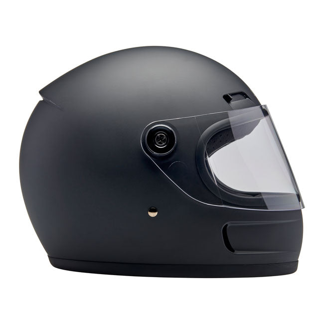 Biltwell Gringo SV helmet, Flat Black Helmets Biltwell XS