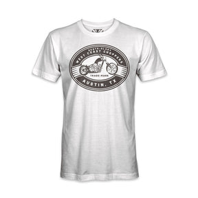 WCC Death Glory Trade-mark T-shirt White T-Shirt West Coast Choppers