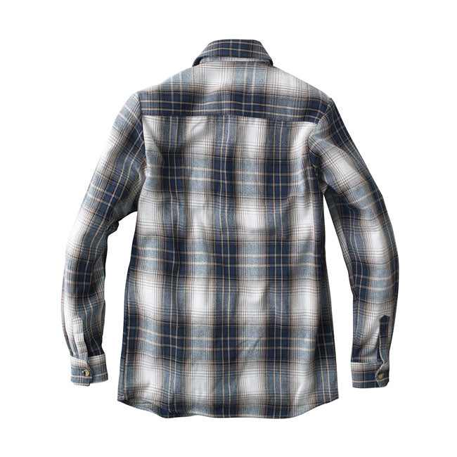 WCC riser shirt brown/blue Shirts West Coast Choppers