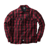 WCC Wool lined Plaidshirt red/black Shirts West Coast Choppers