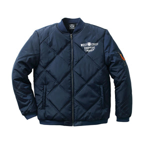 WCC Rigid jacket navy Jackets Male West Coast Choppers