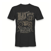 Lucky 13 Black Mule T Shirt Black Lucky 13 Default Title