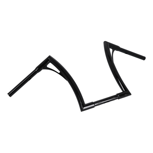 Kodlin, 1-1/4" Flow Bar. Tall, without brace. Black Handlebars Kodlin Usa