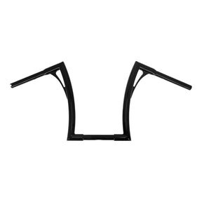 Kodlin, 1-1/4" Flow Bar. Tall, without brace. Black Handlebars Kodlin Usa