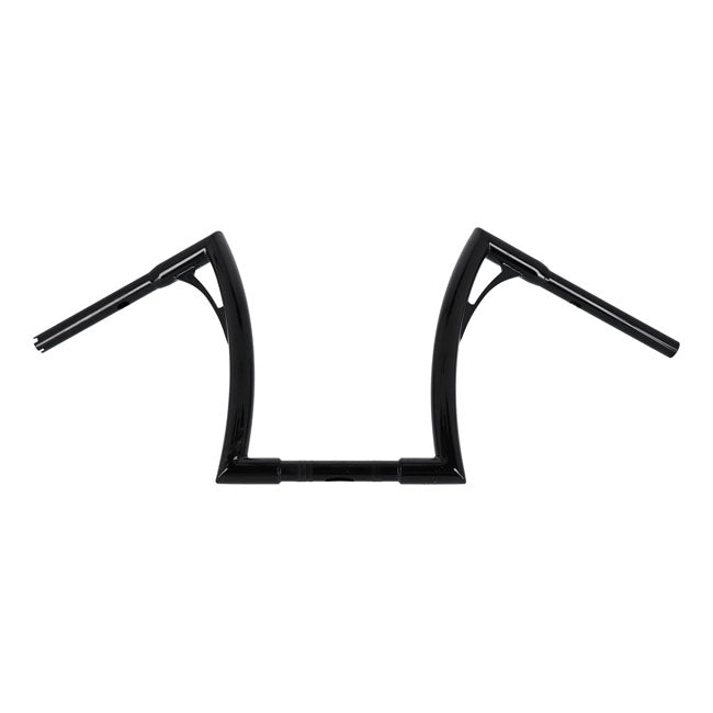 Kodlin, 1-1/4" Flow Bar. Tall, without brace. Black Handlebars Kodlin Usa