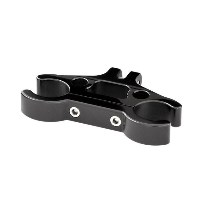 Kraus Motor Co. T-Bar Clamp Handlebar Top Clamps Kraus Motor Co. 1.25" Kraus Risers Black