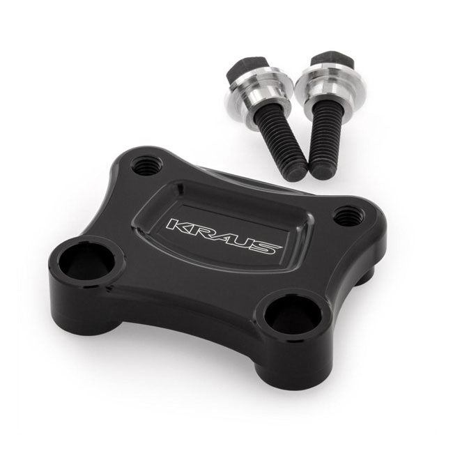Kraus Motor Co. T-Rex Pull Back Plate - Touring Triple Trees Top Plates Kraus Motor Co. Black