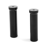 Kraus Motor Co. Isolated Riser Leg Set. 140mm (5.5") Tall, Black Risers Kraus Motor Co.