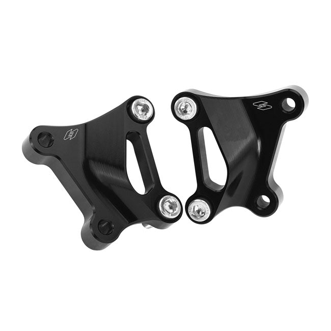 Kraus Motor Co. 320mm Axial Caliper Mounts Brake Caliper Mount Kits Kraus Motor Co. Black Dual Mount