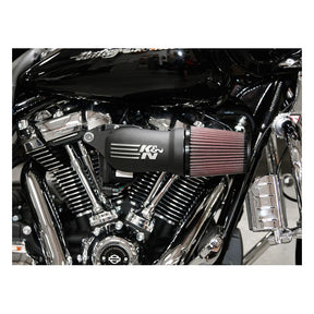 K&N, AirCharger performance air cleaner kit. Black CC logo Air Cleaner K&N