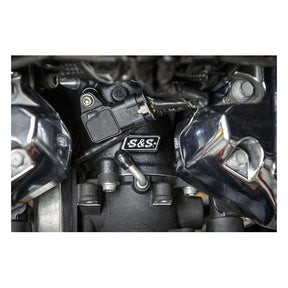 CNC-Ported 55 mm Intake Manifold, Black - Milwaukee 8 Manifolds S&S Cycle