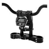 Kraus Motor Co. Bully ST Pro Kit - 22+ FXLRST Riser And Speedo Top Clamp Set Kraus Motor Co. Black 8"