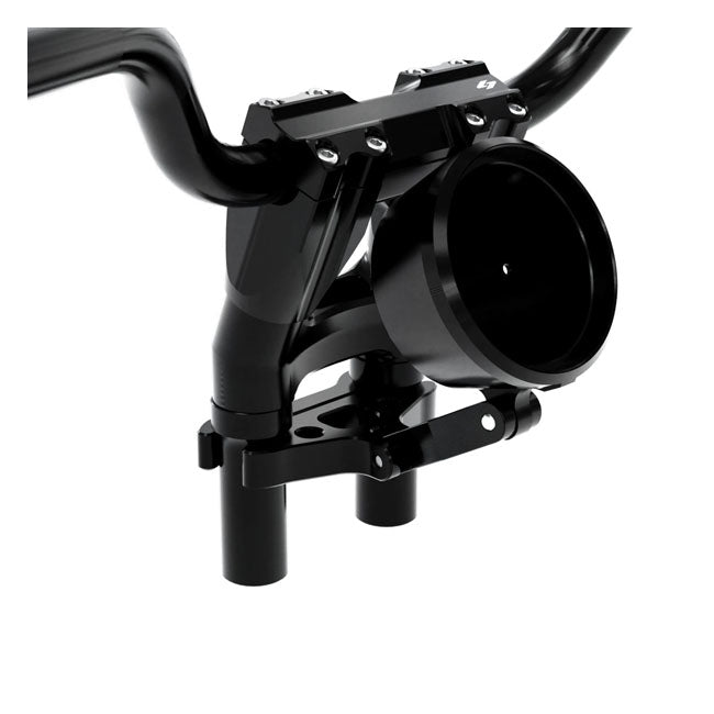 Kraus Motor Co. S-One Pro Kit - 22+ FXLRS Riser And Speedo Top Clamp Set Kraus Motor Co. Black 8"