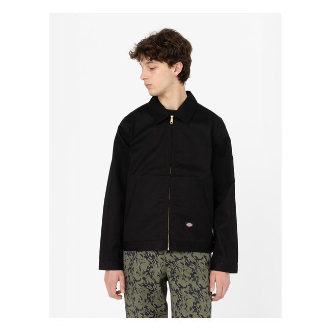 Dickies Unlined Eisenhower Jacket, Black Jackets Dickies