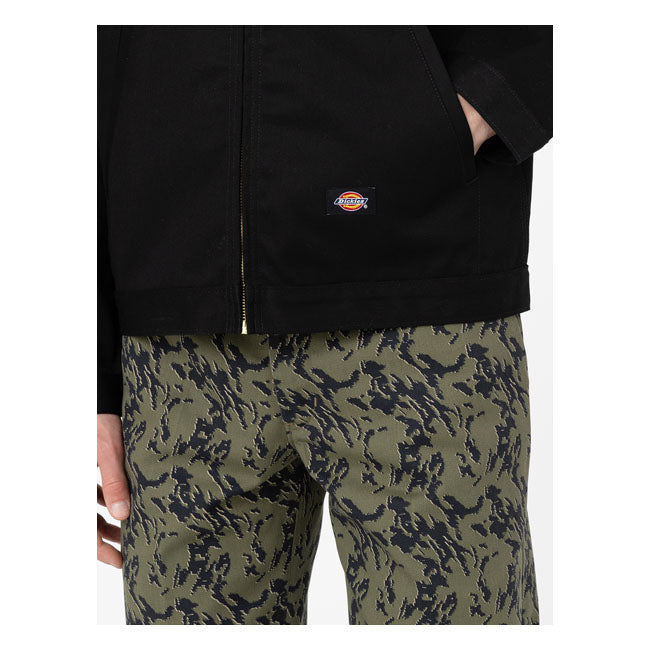 Dickies Unlined Eisenhower Jacket, Black Jackets Dickies