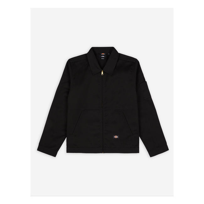 Dickies Unlined Eisenhower Jacket, Black Jackets Dickies S
