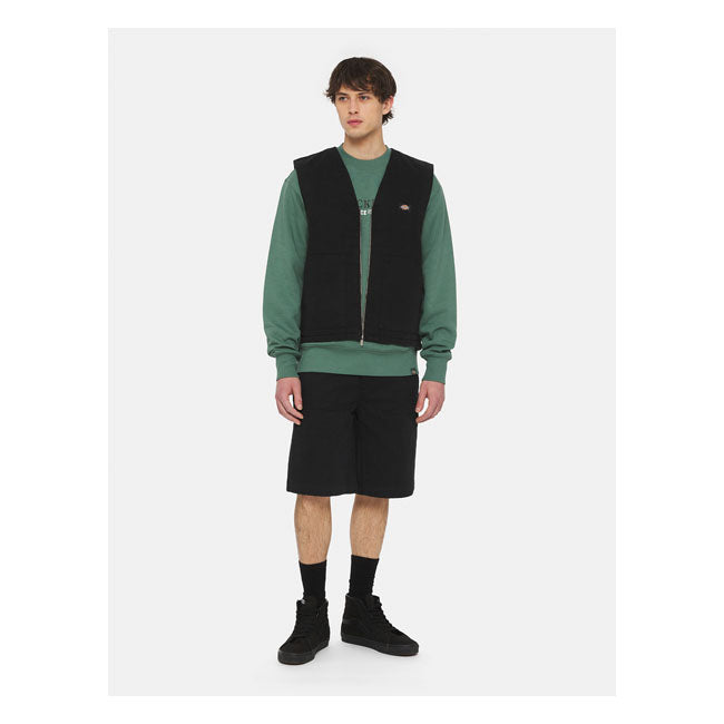 Dickies Duck Canvas Vest, Black Vest Dickies