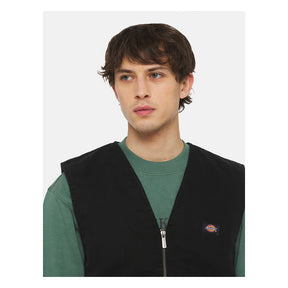 Dickies Duck Canvas Vest, Black Vest Dickies