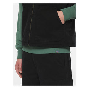 Dickies Duck Canvas Vest, Black Vest Dickies