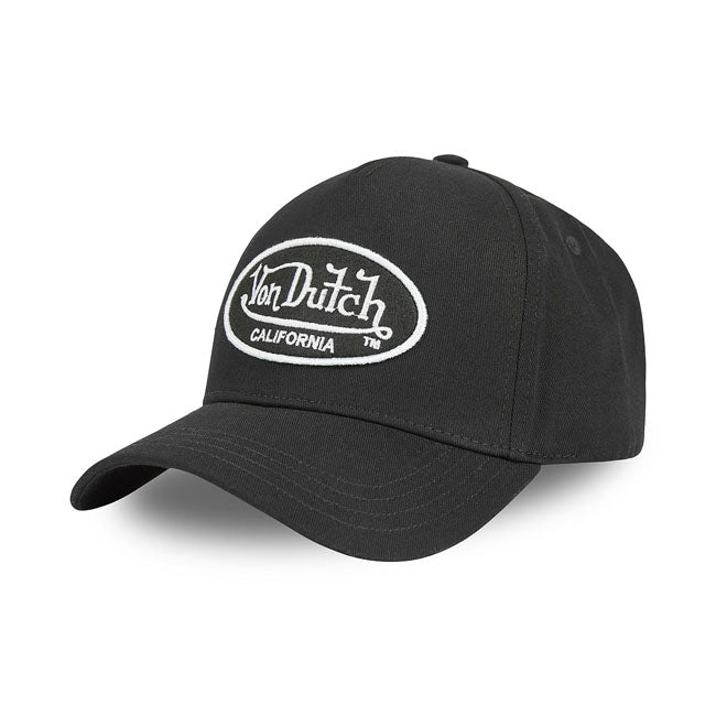 Von Dutch logo cap black Caps Von Dutch