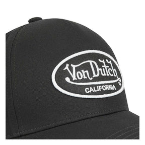Von Dutch logo cap black Caps Von Dutch