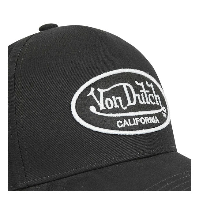 Von Dutch logo cap black Caps Von Dutch