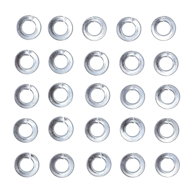 Zinc Lockwasher, 1/4 Inch 25 Pack Lockwashers Zinc Standard Metric Gardner Westcott