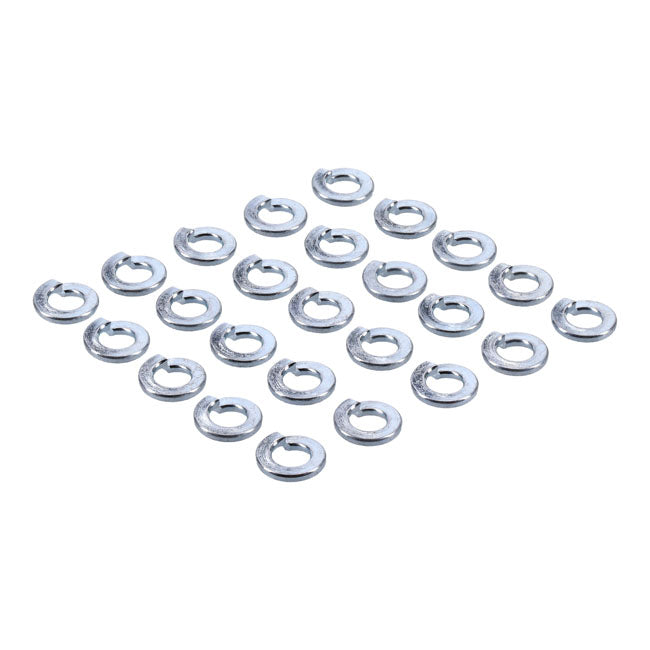 Zinc Lockwasher, 1/4 Inch 25 Pack Lockwashers Zinc Standard Metric Gardner Westcott