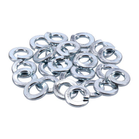 Zinc Lockwasher, 1/4 Inch 25 Pack Lockwashers Zinc Standard Metric Gardner Westcott