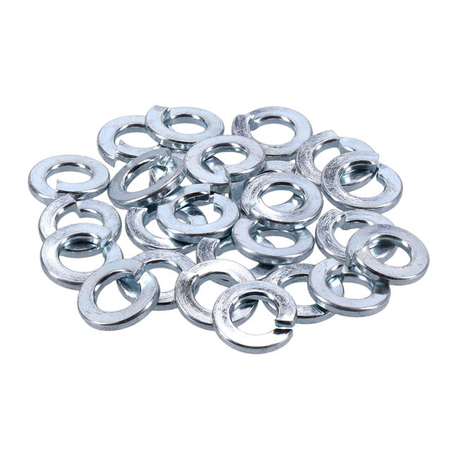 Zinc Lockwasher, 1/4 Inch 25 Pack Lockwashers Zinc Standard Metric Gardner Westcott