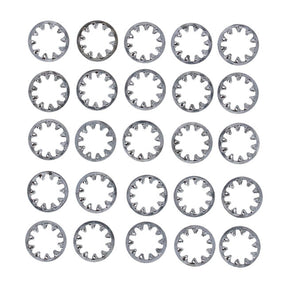 Zinc Int. Lockwasher, 1/4 Inch 25 Pack Lockwashers Zinc Int. Usa Sizes Gardner Westcott
