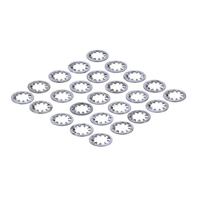 Zinc Int. Lockwasher, 1/4 Inch 25 Pack Lockwashers Zinc Int. Usa Sizes Gardner Westcott