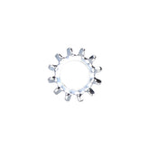 Zinc Ext. Lockwasher, 1/4 Inch 25 Pack Lockwashers Zinc Ext. Usa Sizes Gardner Westcott