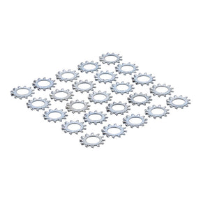 Zinc Ext. Lockwasher, 1/4 Inch 25 Pack Lockwashers Zinc Ext. Usa Sizes Gardner Westcott