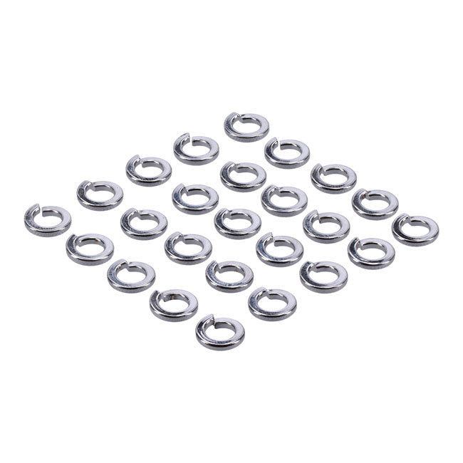 Chrome Lockwasher, #12 25 Pack