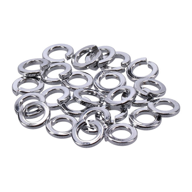 Chrome Lockwasher, #12 25 Pack