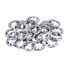 Chrome Ext. Lockwasher, #12 25 Pack