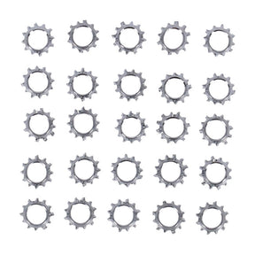 Ext. Countersunk Lockwasher, #10 25 Pack