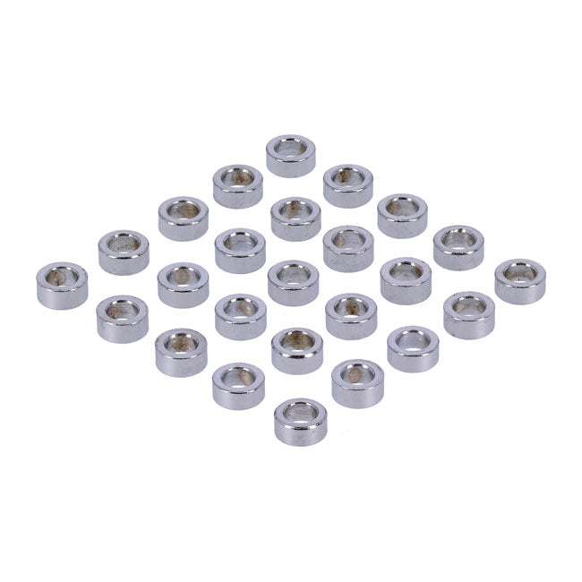 Chrome Spacers 25 Pack Spacers Usa Sizes Gardner Westcott