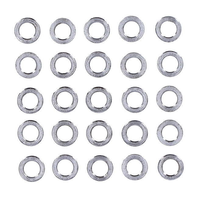 Chrome Spacers 25 Pack Spacers Usa Sizes Gardner Westcott