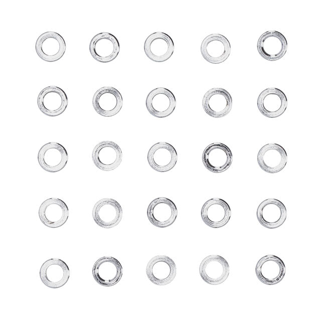 Chrome Spacers 25 Pack Spacers Usa Sizes Gardner Westcott