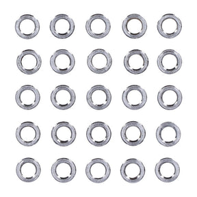 Chrome Spacers 25 Pack Spacers Usa Sizes Gardner Westcott