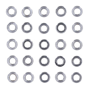 Chrome Spacers 25 Pack Spacers Usa Sizes Gardner Westcott