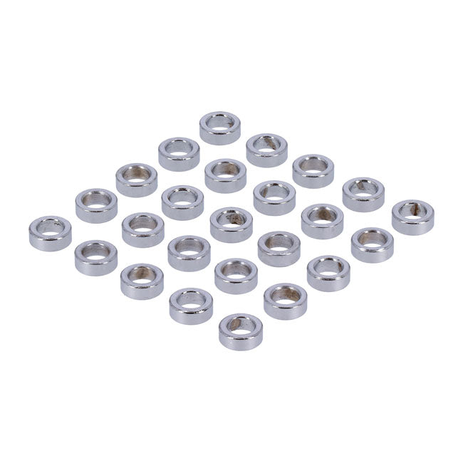 Chrome Spacers 25 Pack Spacers Usa Sizes Gardner Westcott