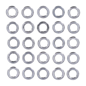 Chrome Spacers 25 Pack Spacers Usa Sizes Gardner Westcott