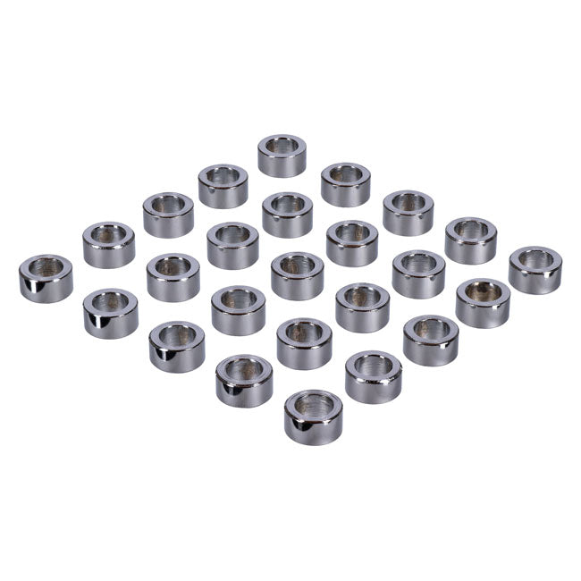 Chrome Spacers 25 Pack Spacers Usa Sizes Gardner Westcott