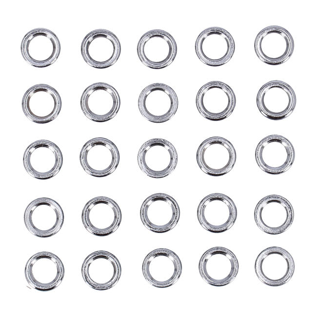 Chrome Spacers 25 Pack Spacers Usa Sizes Gardner Westcott