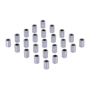 Chrome Spacers 25 Pack Spacers Usa Sizes Gardner Westcott