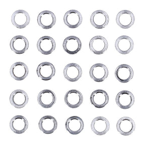 Chrome Spacers 25 Pack Spacers Usa Sizes Gardner Westcott