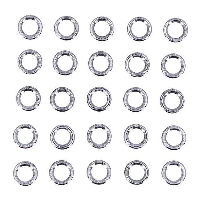 Chrome Spacers 25 Pack Spacers Usa Sizes Gardner Westcott
